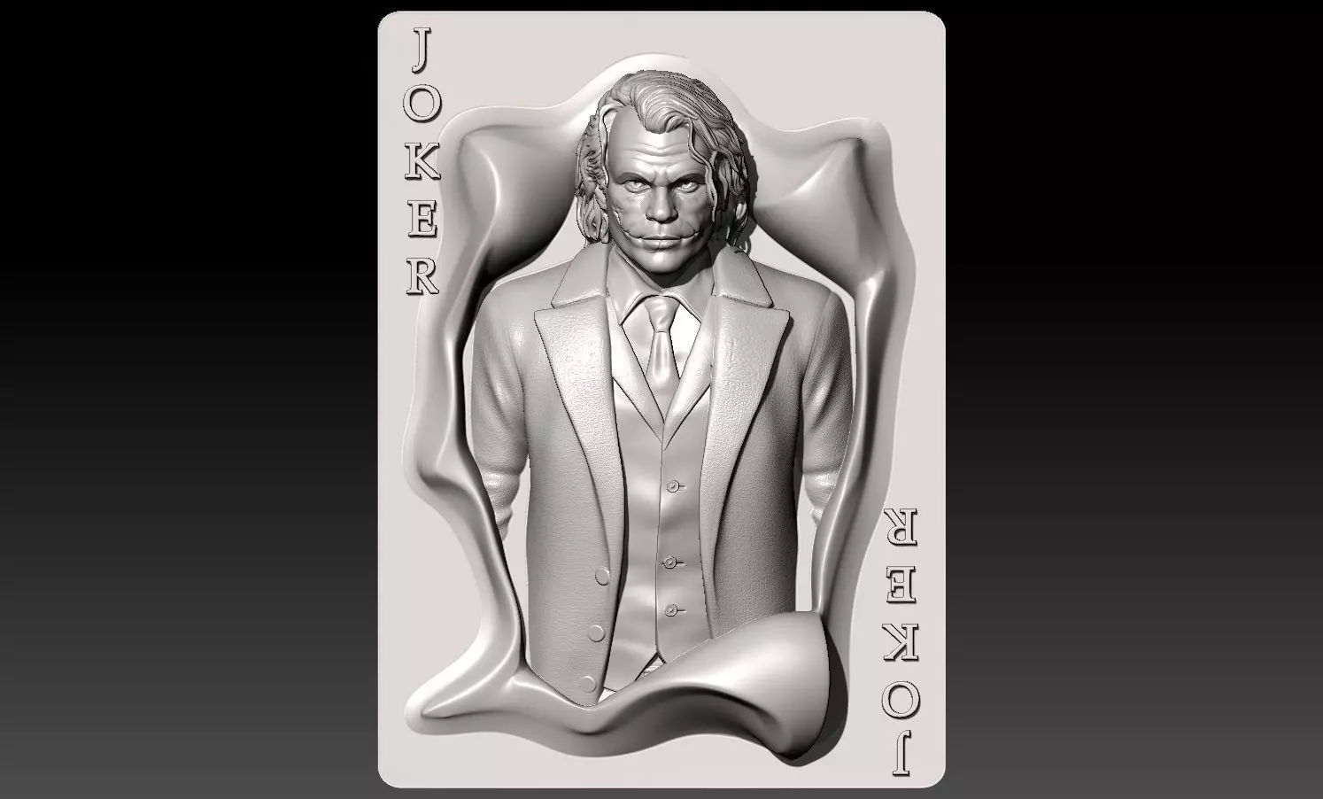 Joker-Heath Ledger 3D print model_0