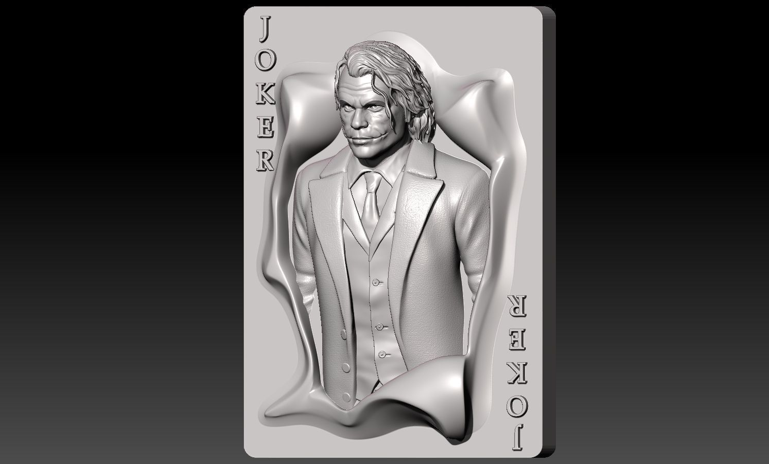 Joker-Heath Ledger 3D print model_1