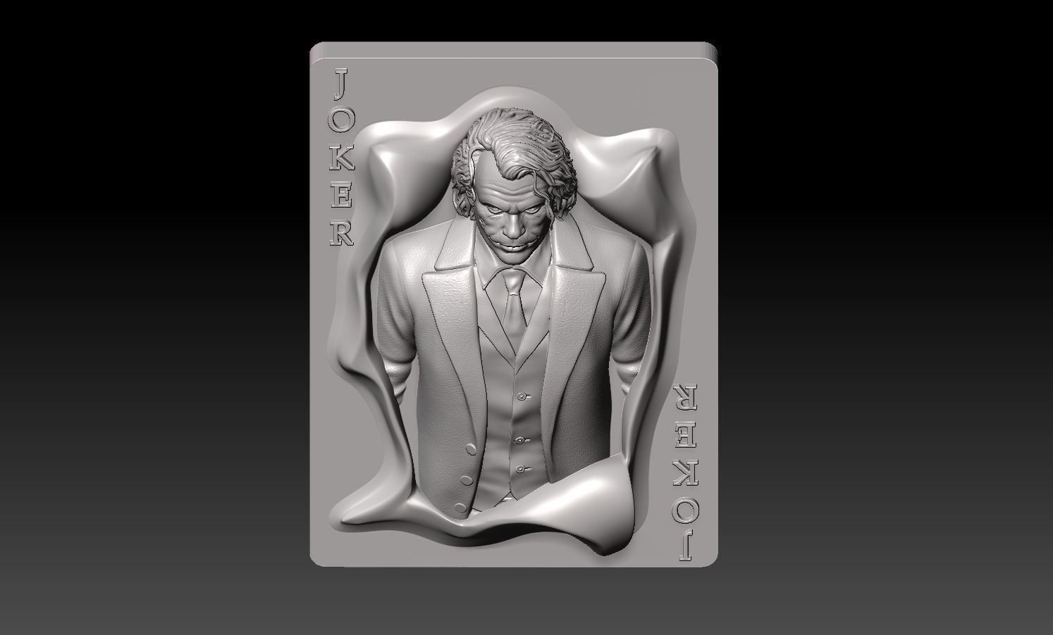 Joker-Heath Ledger 3D print model_13