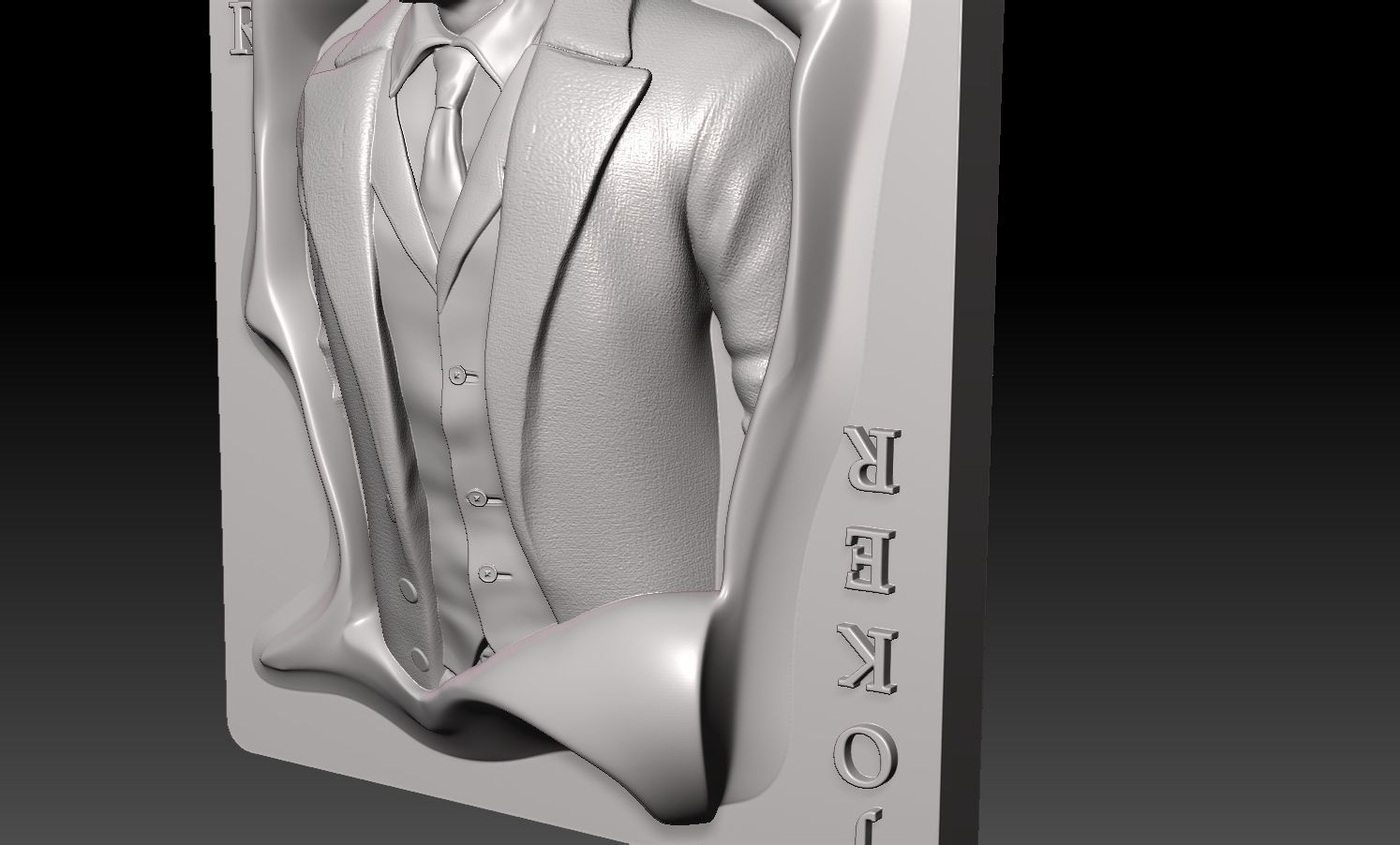 Joker-Heath Ledger 3D print model_24