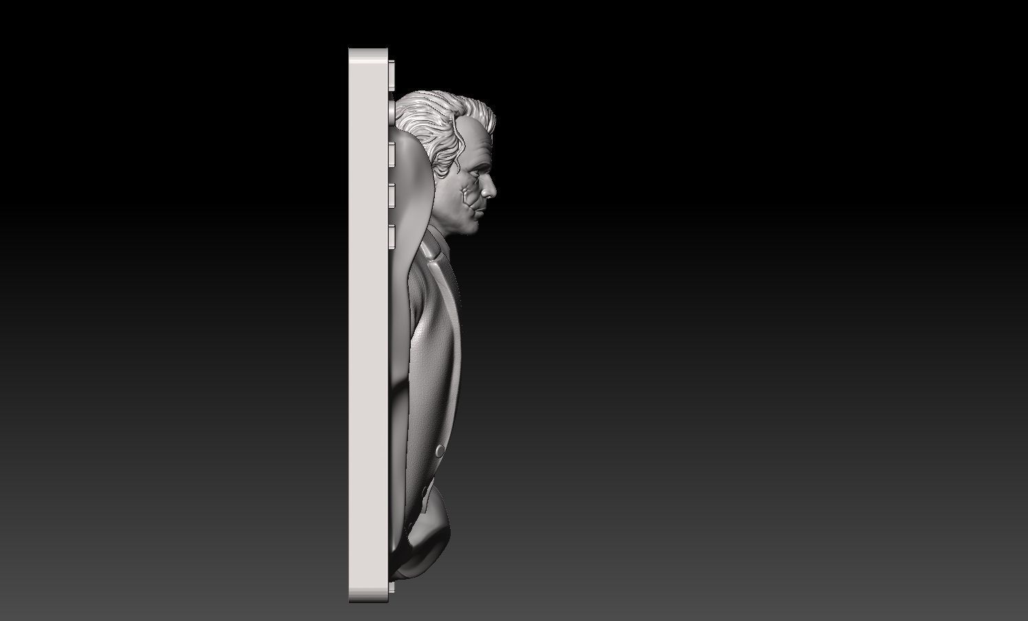 Joker-Heath Ledger 3D print model_8