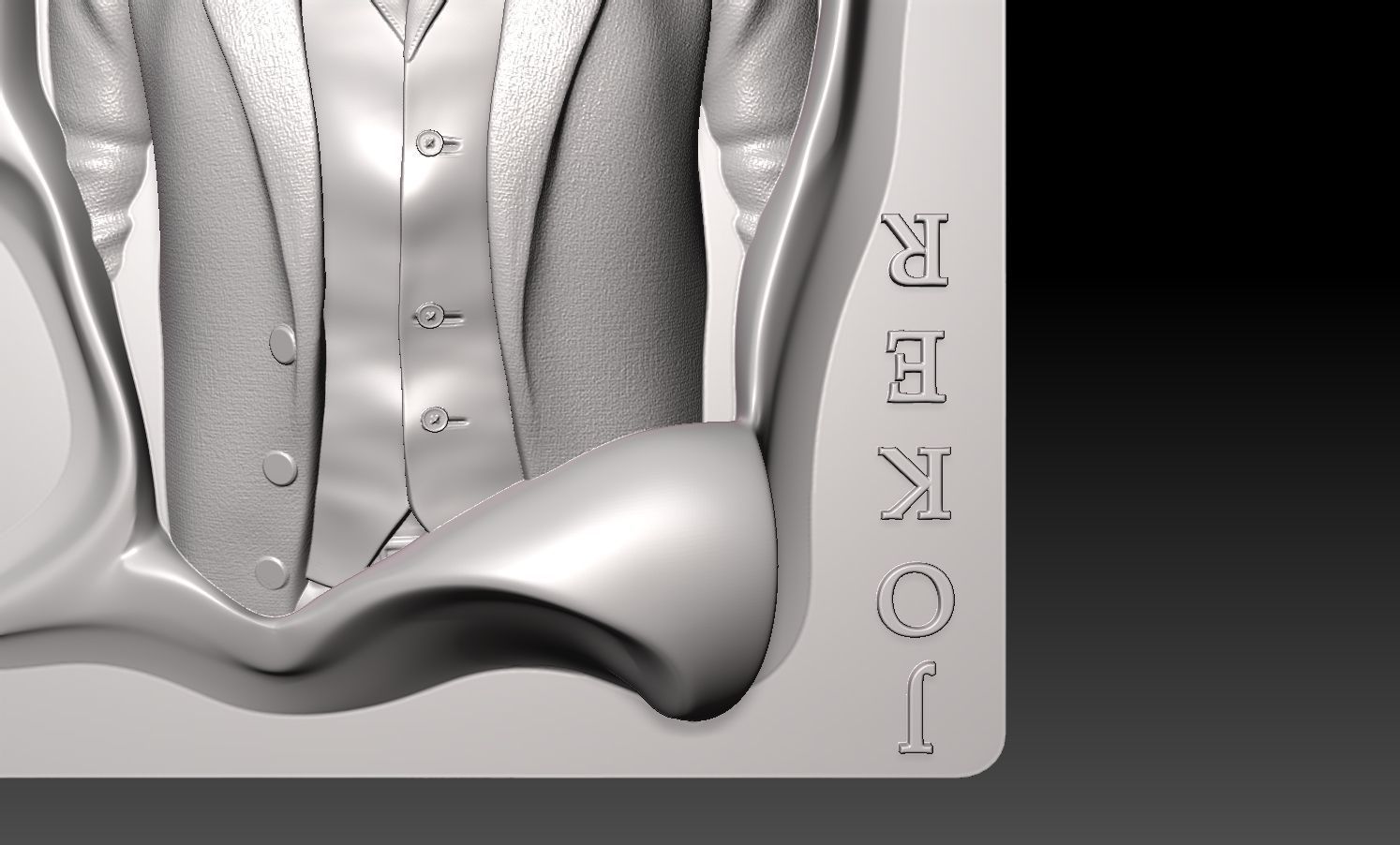 Joker-Heath Ledger 3D print model_23