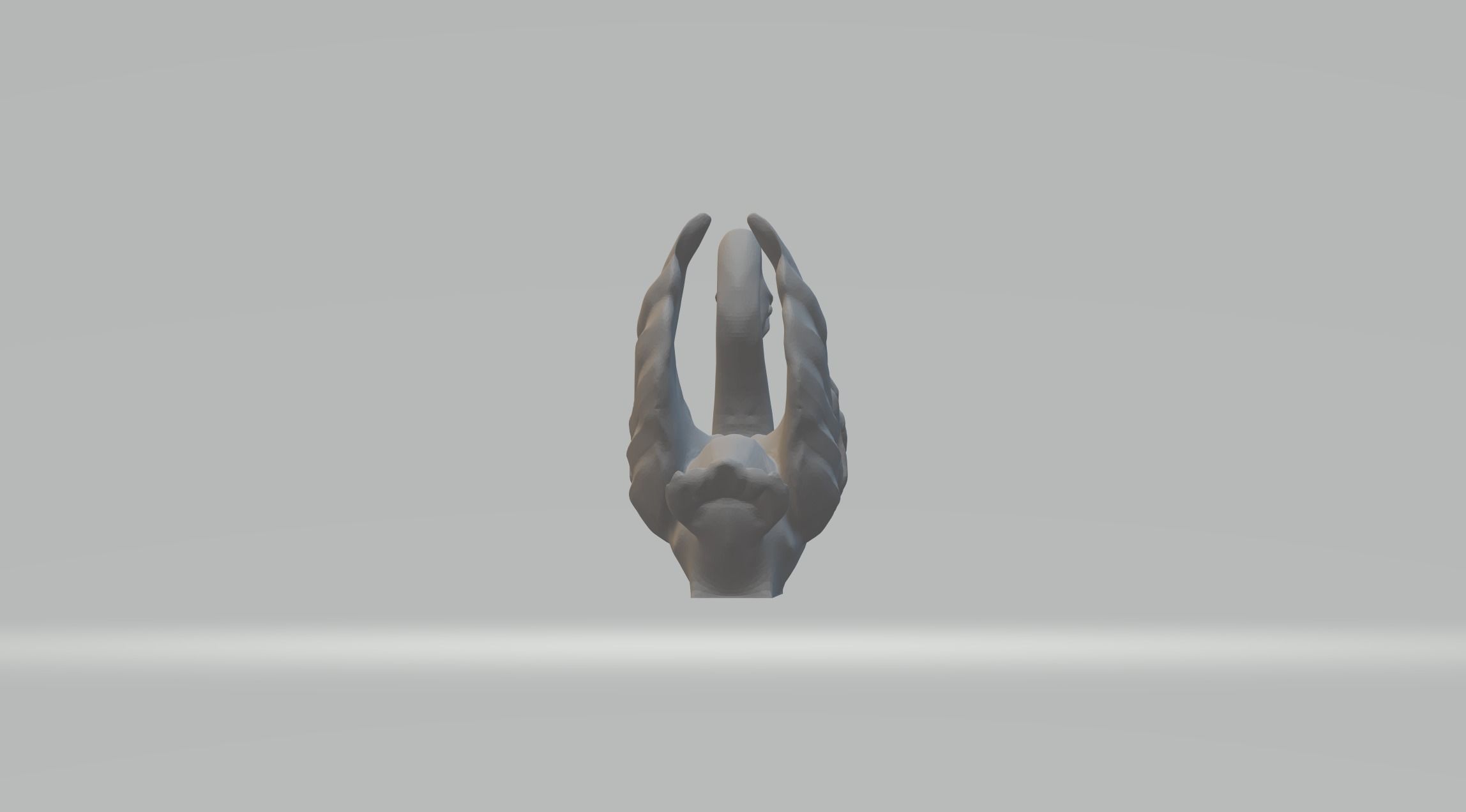 Swan Ornament 3D print model_2