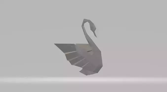 Origami Swan Free 3D print model