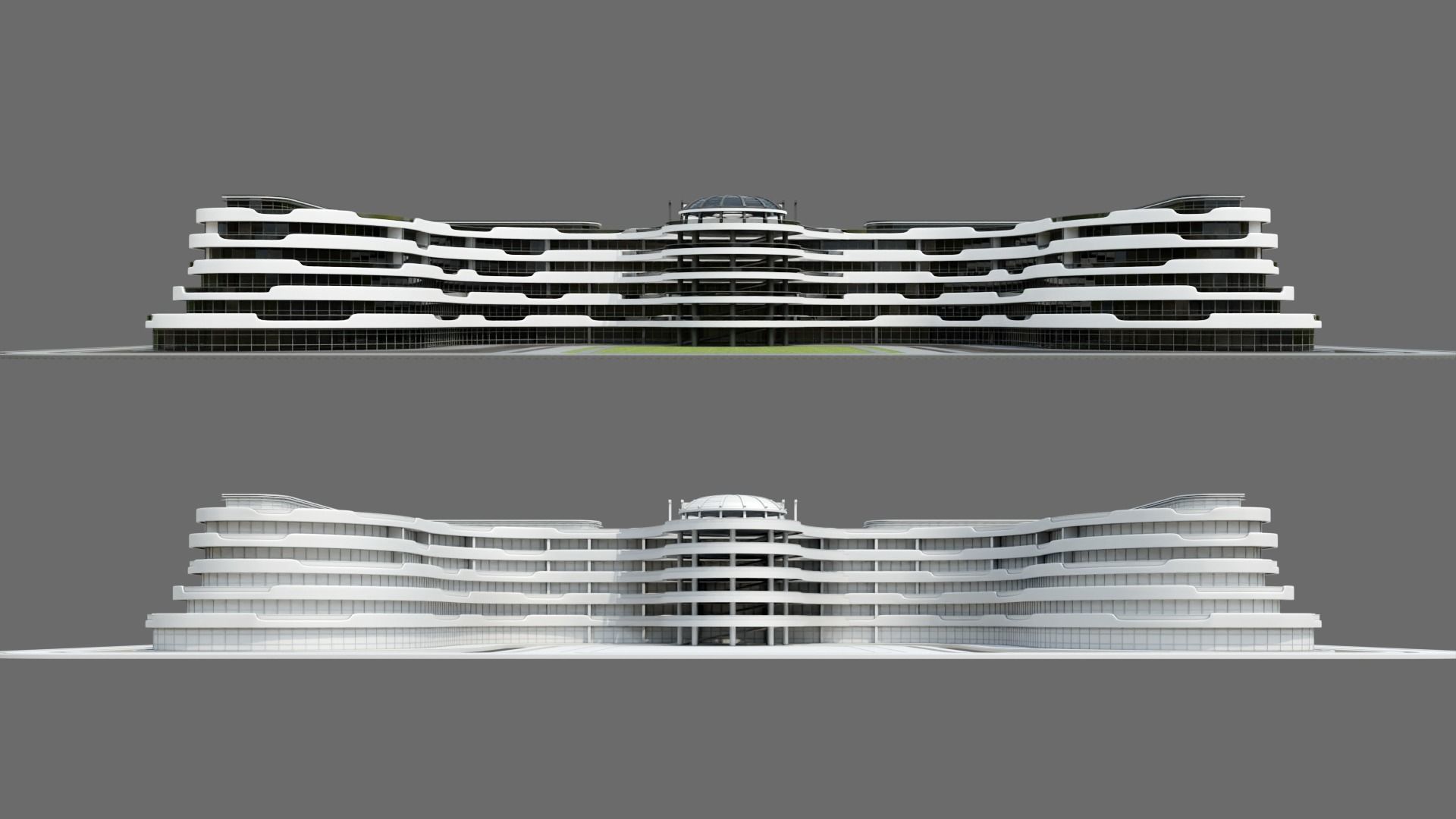 Beach Hotel ID042 3D model_2