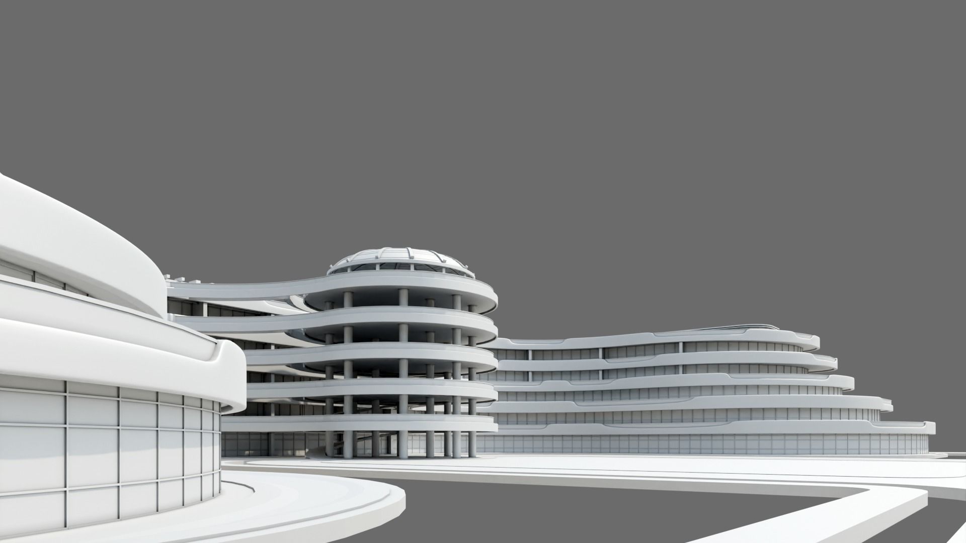Beach Hotel ID042 3D model_7
