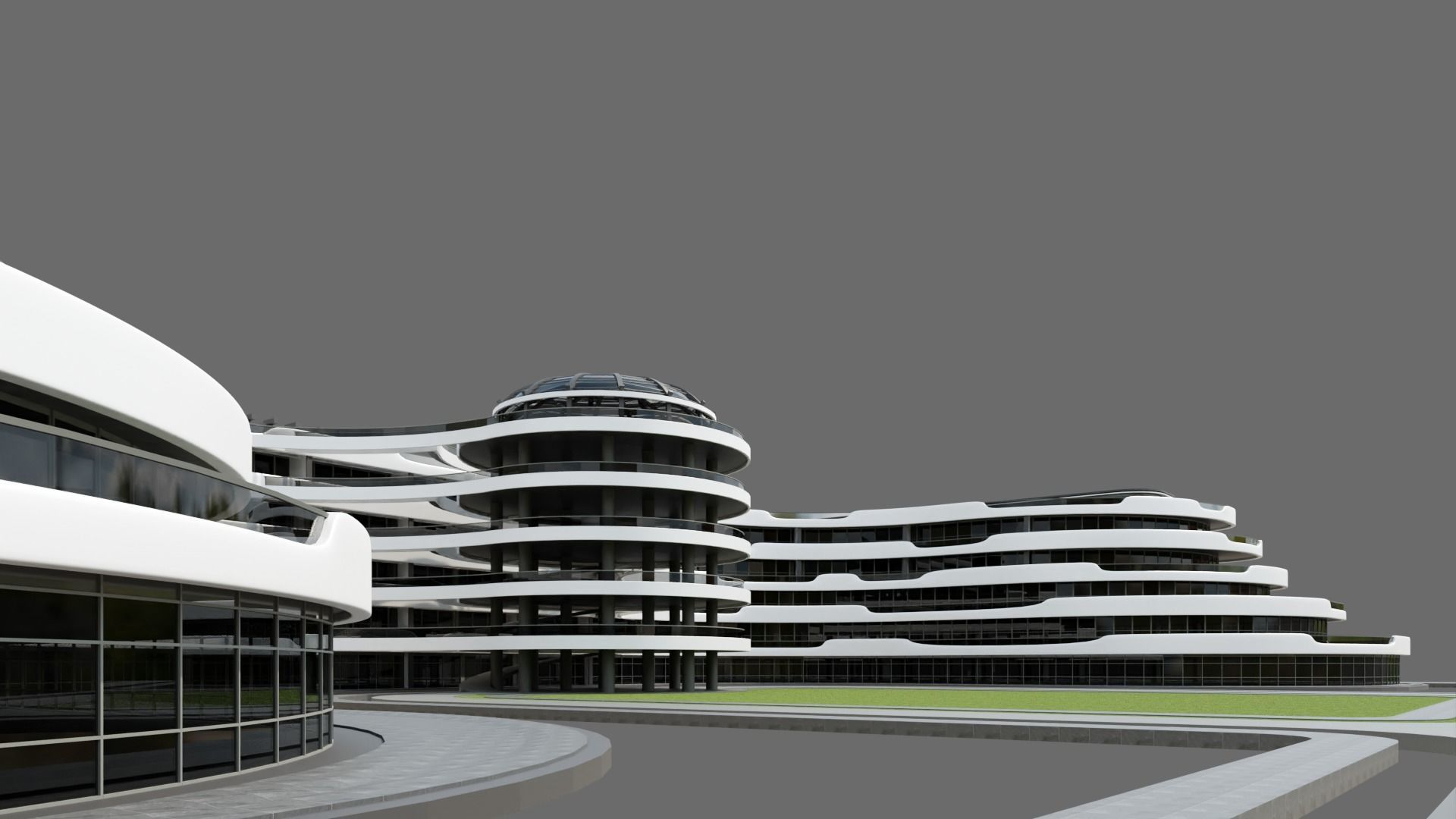 Beach Hotel ID042 3D model_8