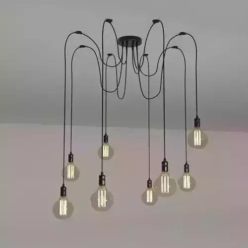 Ceiling lamp industrial