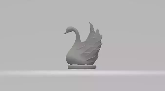 Water Swan 3D print model