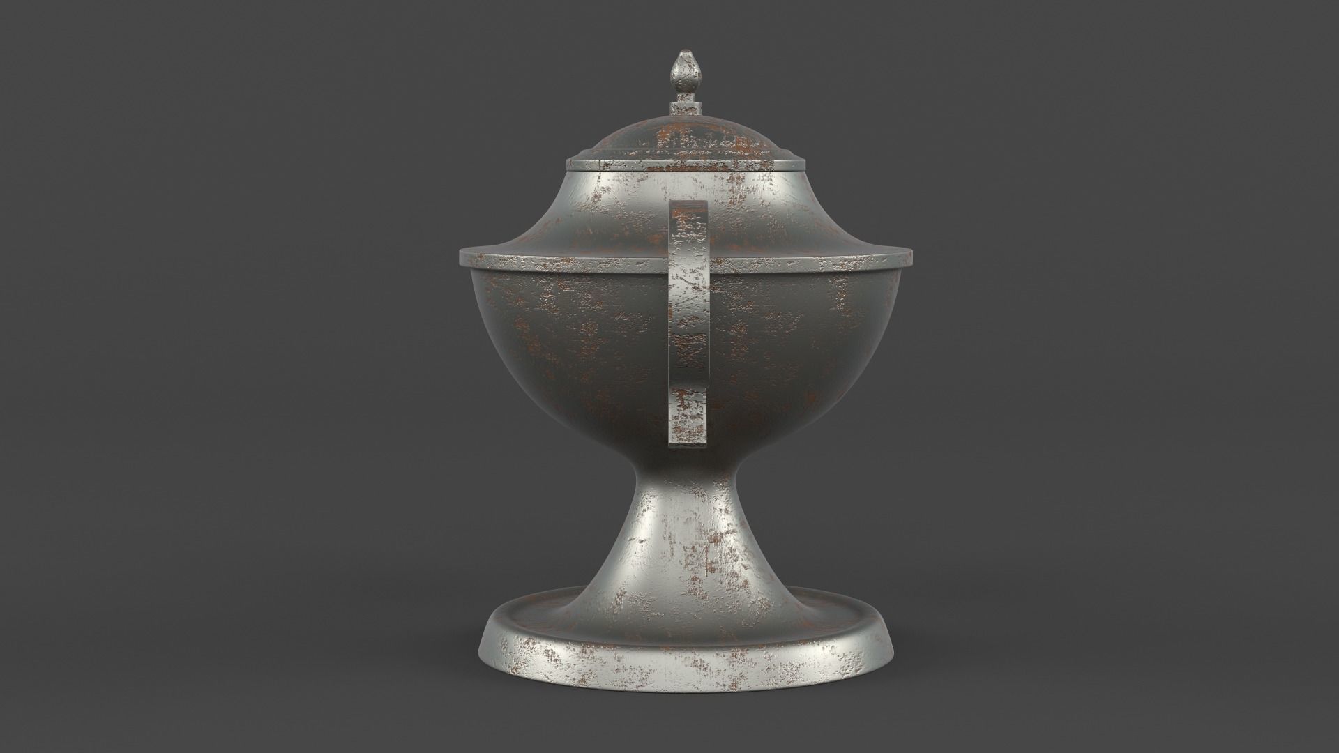 Arabic Oil Lamp 3D model_5