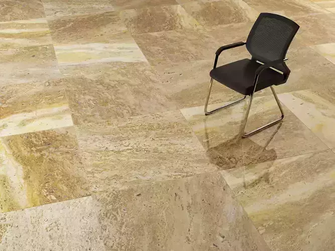 T3D Marble Stone Brown 2 Gloss Tile 1000 x 1000 mm Texture Map