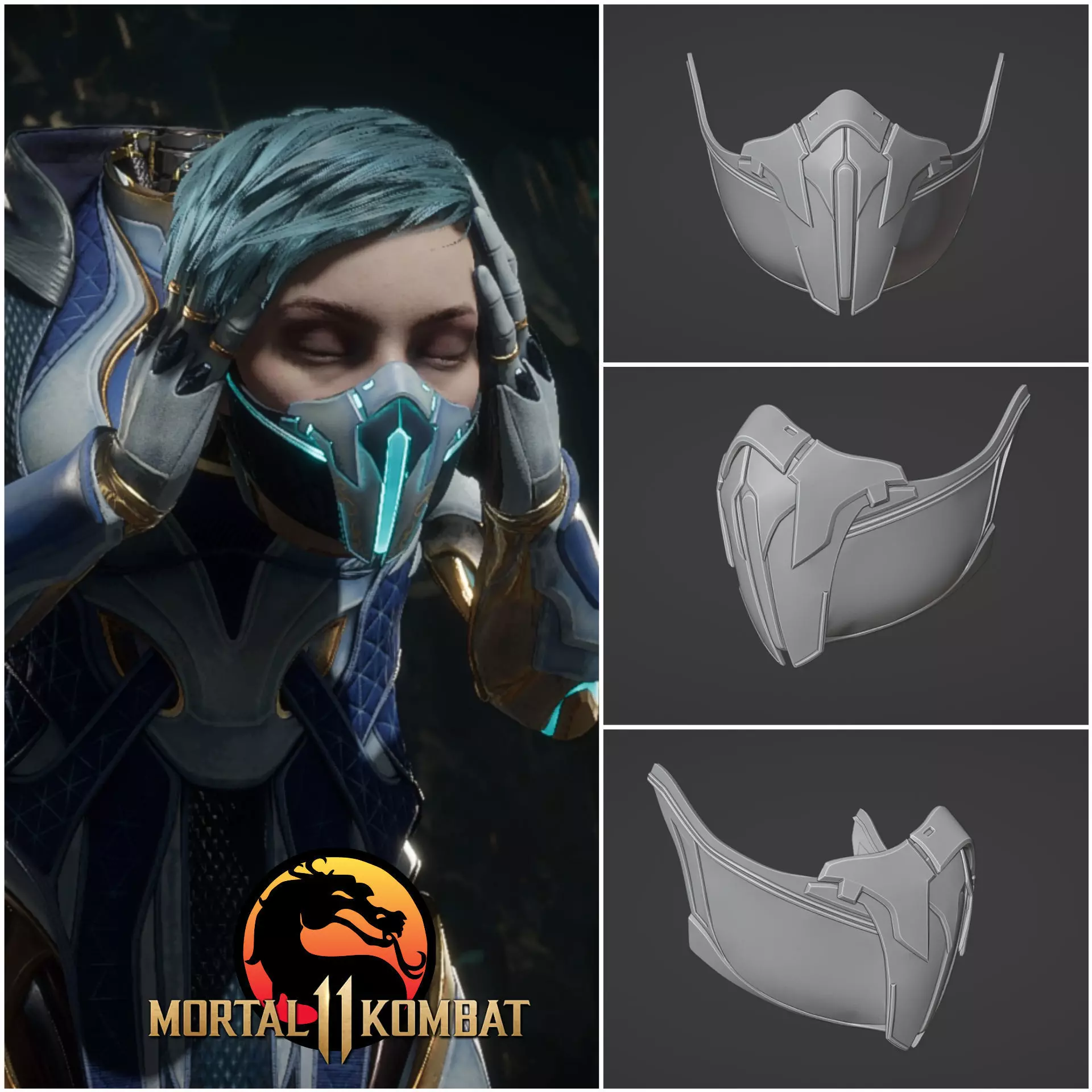 Frost mask - Frozen Filter 3D print model