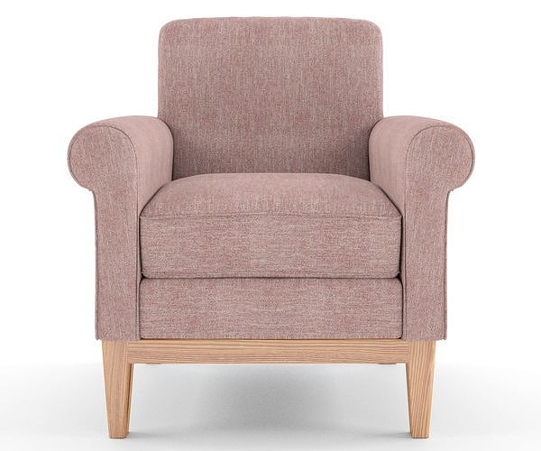 Apollo Mid Back Armchair 3D model