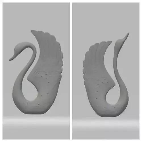 Pretty Swan 3D print model