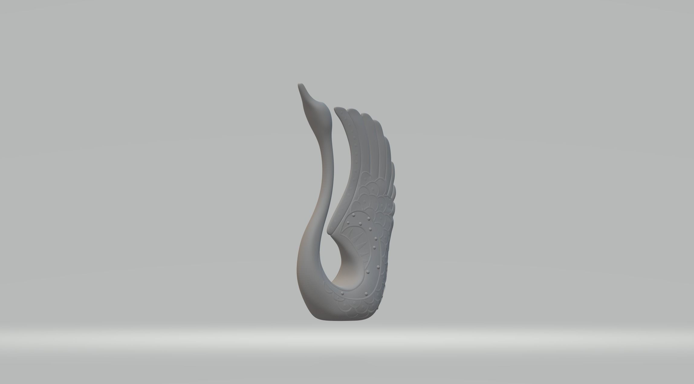 Pretty Swan 3D print model_5
