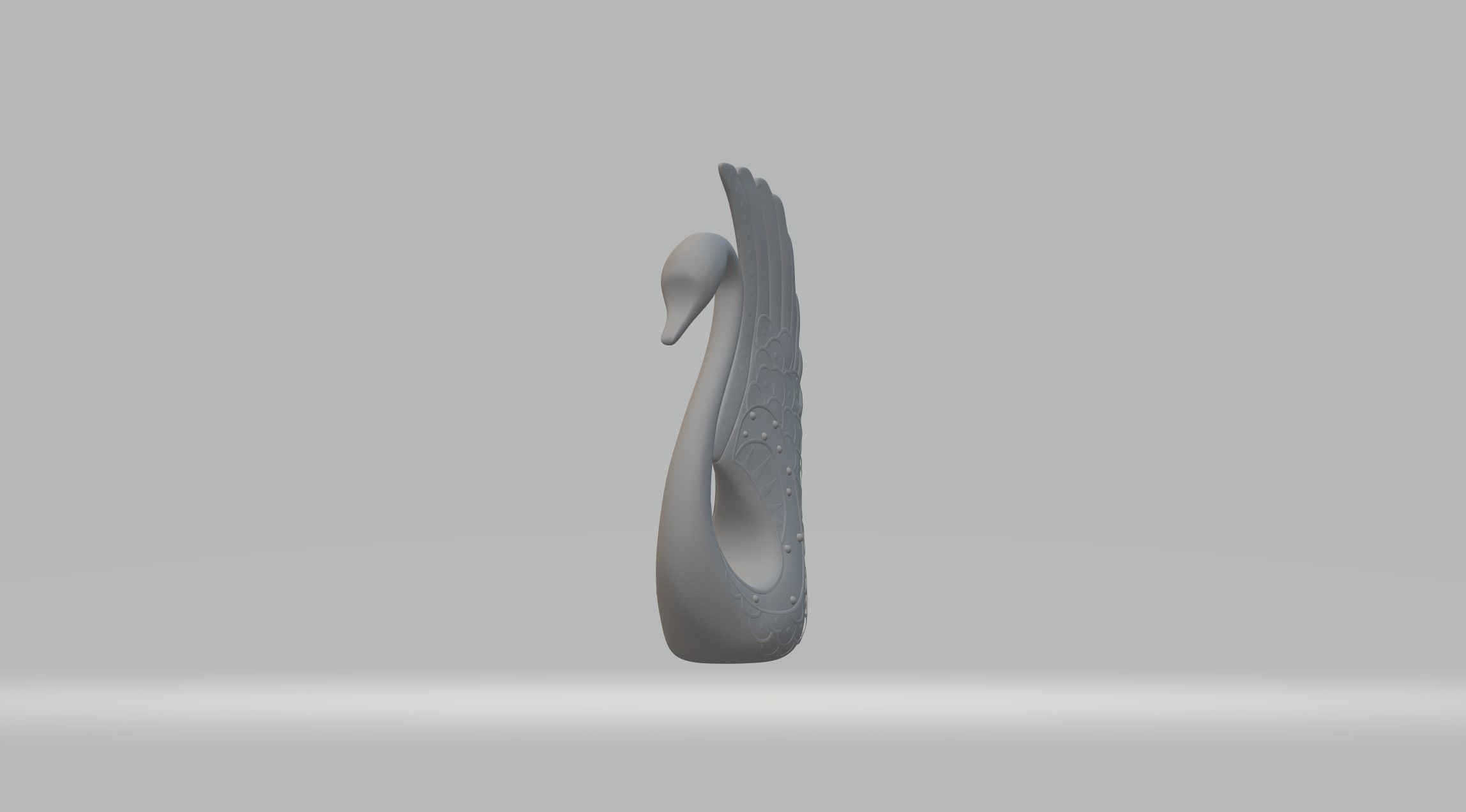 Pretty Swan 3D print model_3