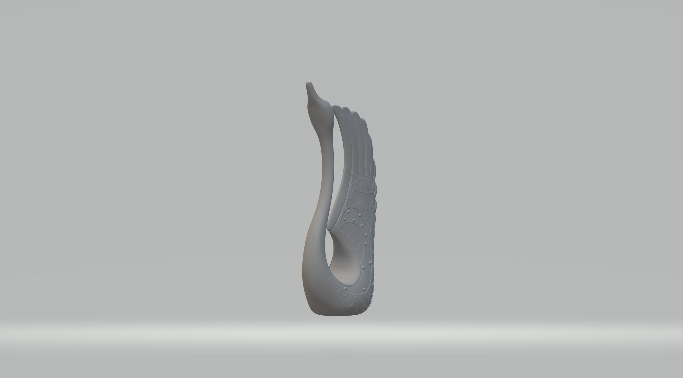 Pretty Swan 3D print model_6