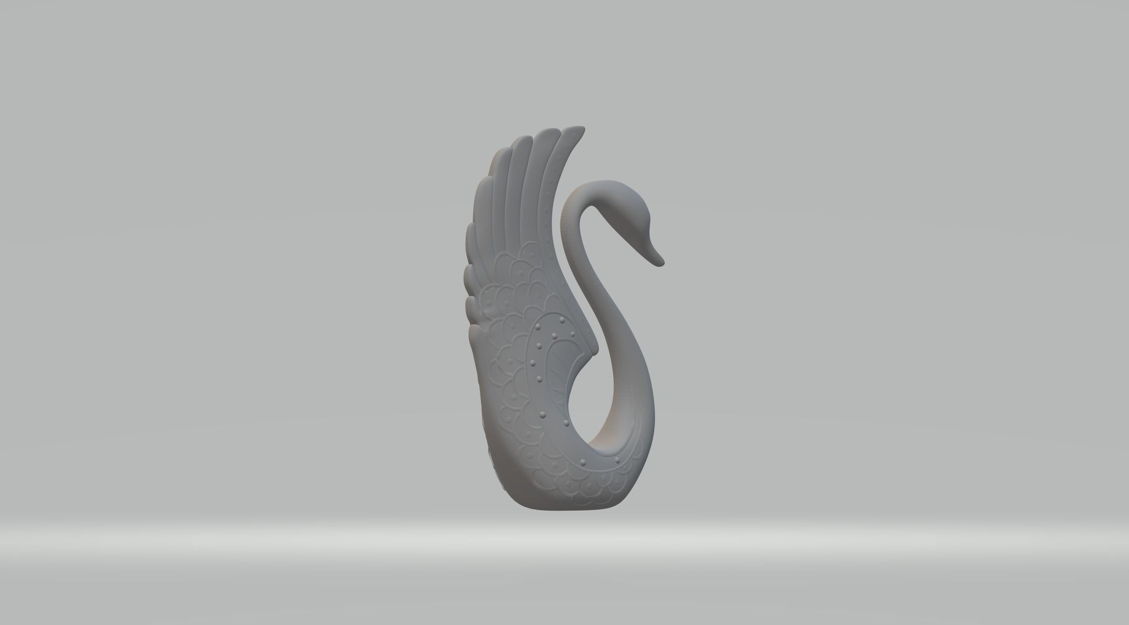 Pretty Swan 3D print model_2
