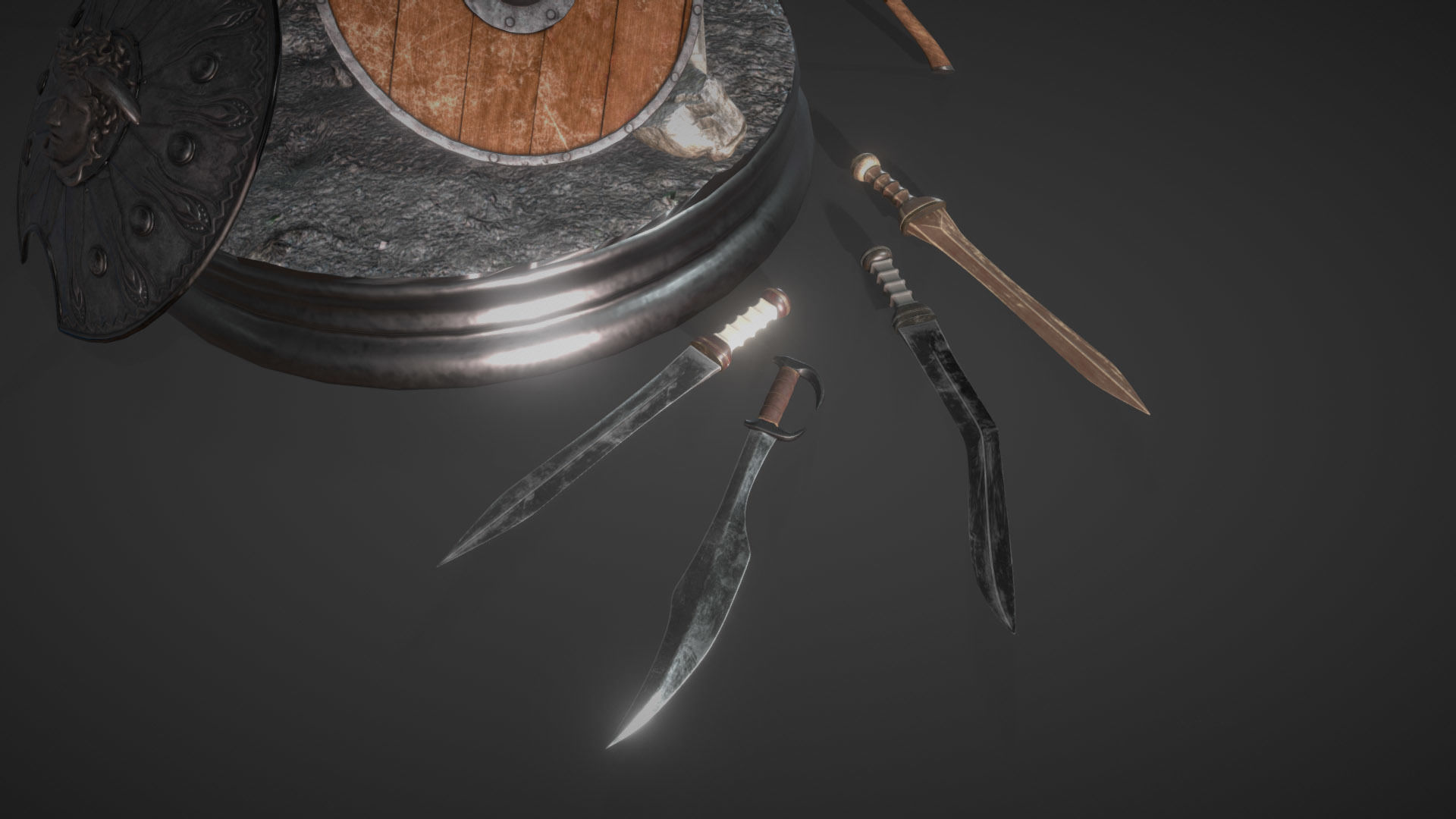 Gladiator Murmillo 2023 Low-poly 3D model_10