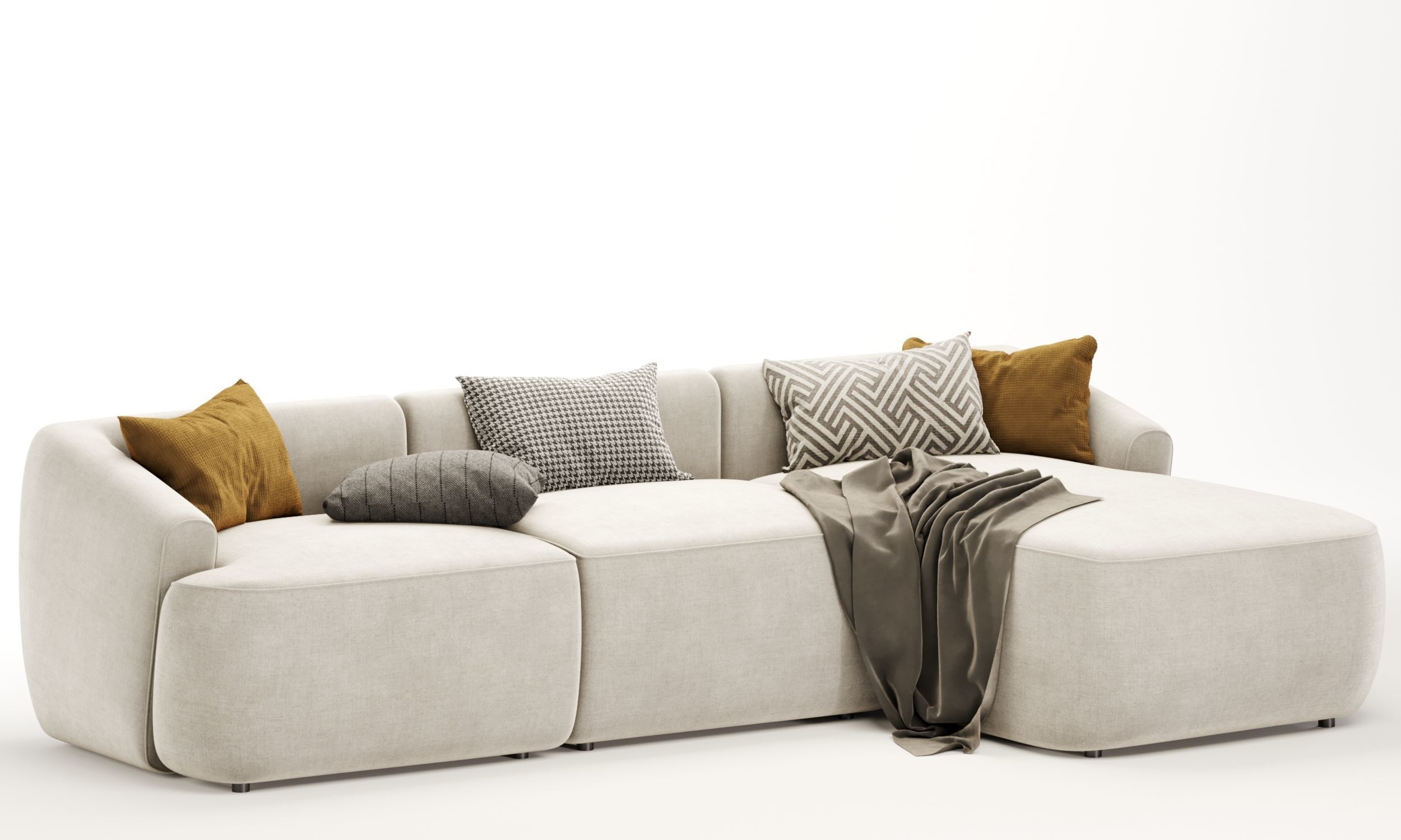 Modular hoekbank Sofia sectional 3D model_2