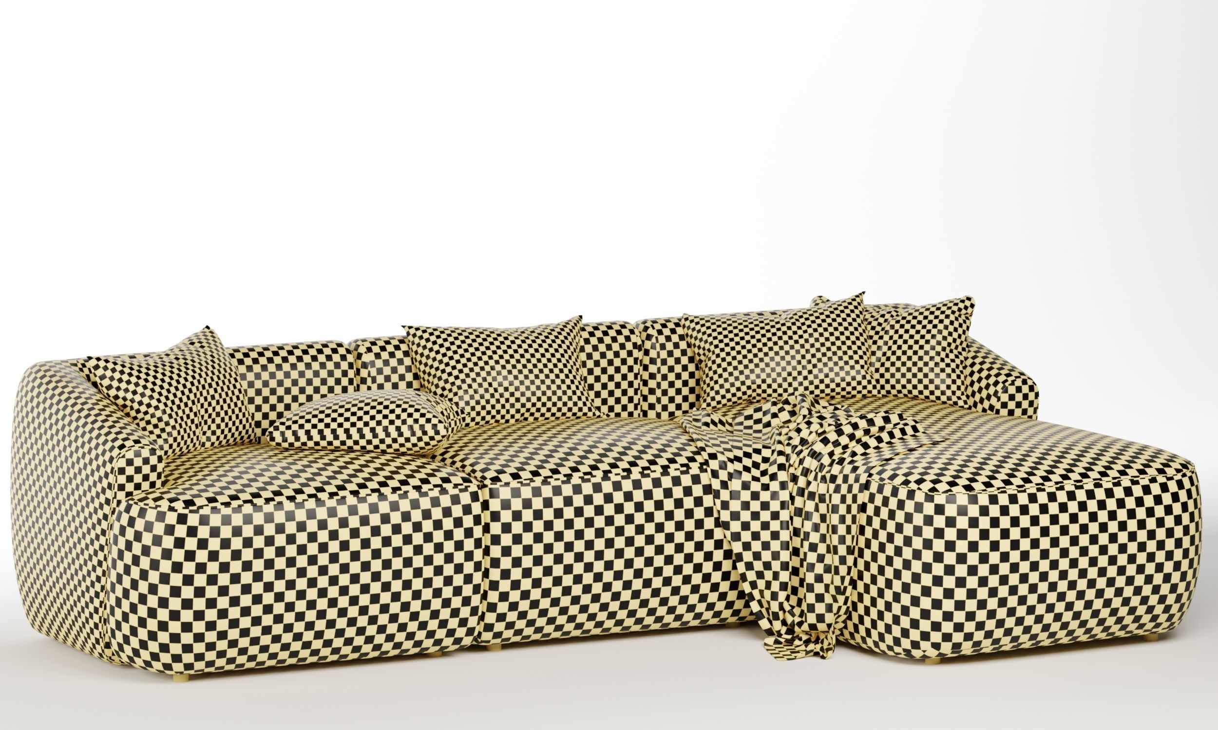 Modular hoekbank Sofia sectional 3D model_5