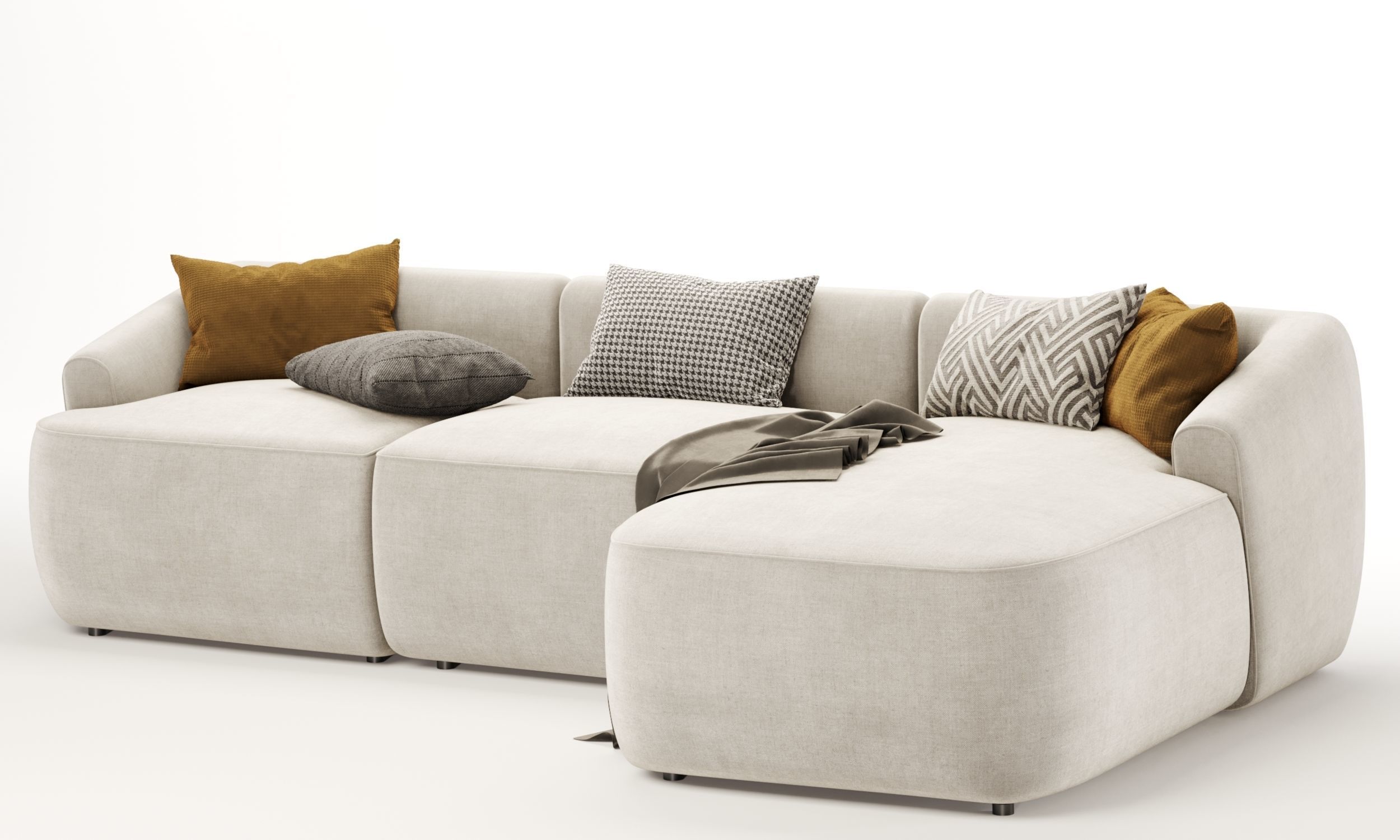 Modular hoekbank Sofia sectional 3D model_3