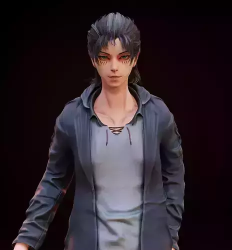 Eren Yeager Low-poly 3D model