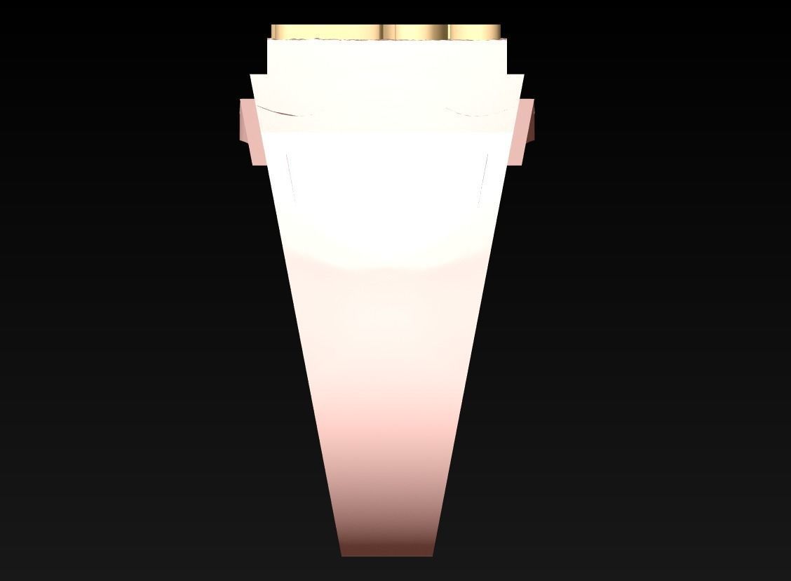 24k Gold Ring - N4174 3D print model_6