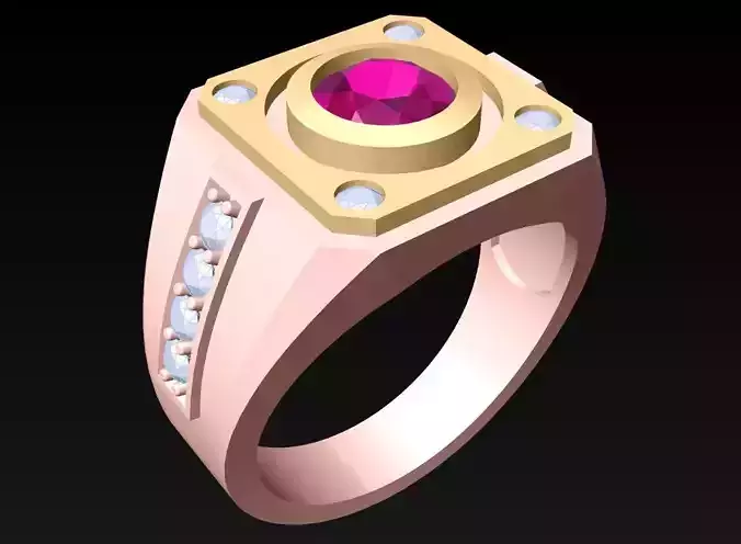 Diamond Rings - Mens Ring - N4180