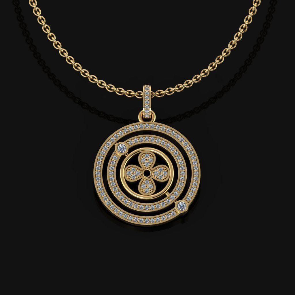 Louis Vuitton Pendant 3D print model_1