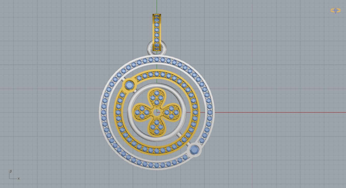 Louis Vuitton Pendant 3D print model_6
