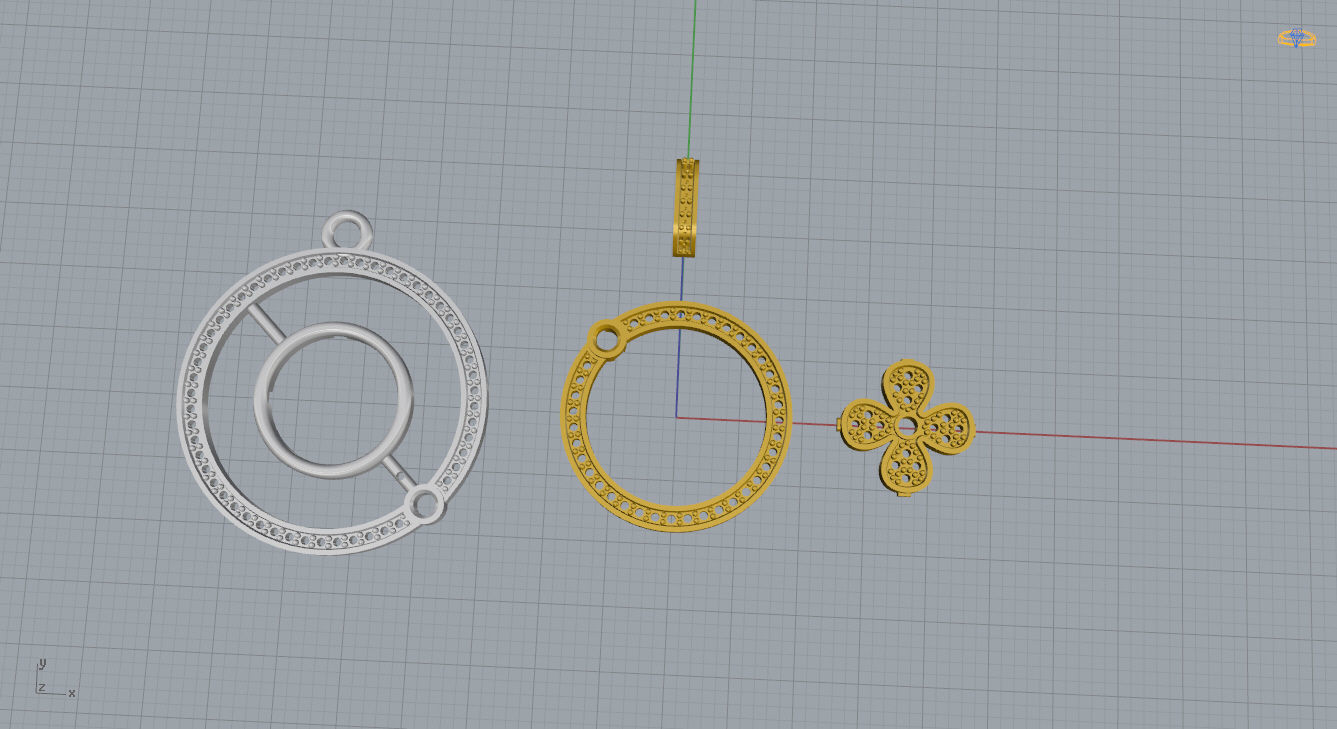 Louis Vuitton Pendant 3D print model_12