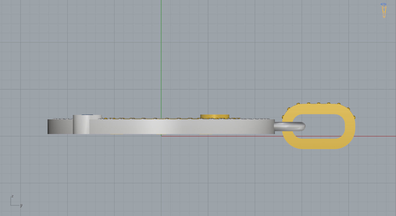 Louis Vuitton Pendant 3D print model_9