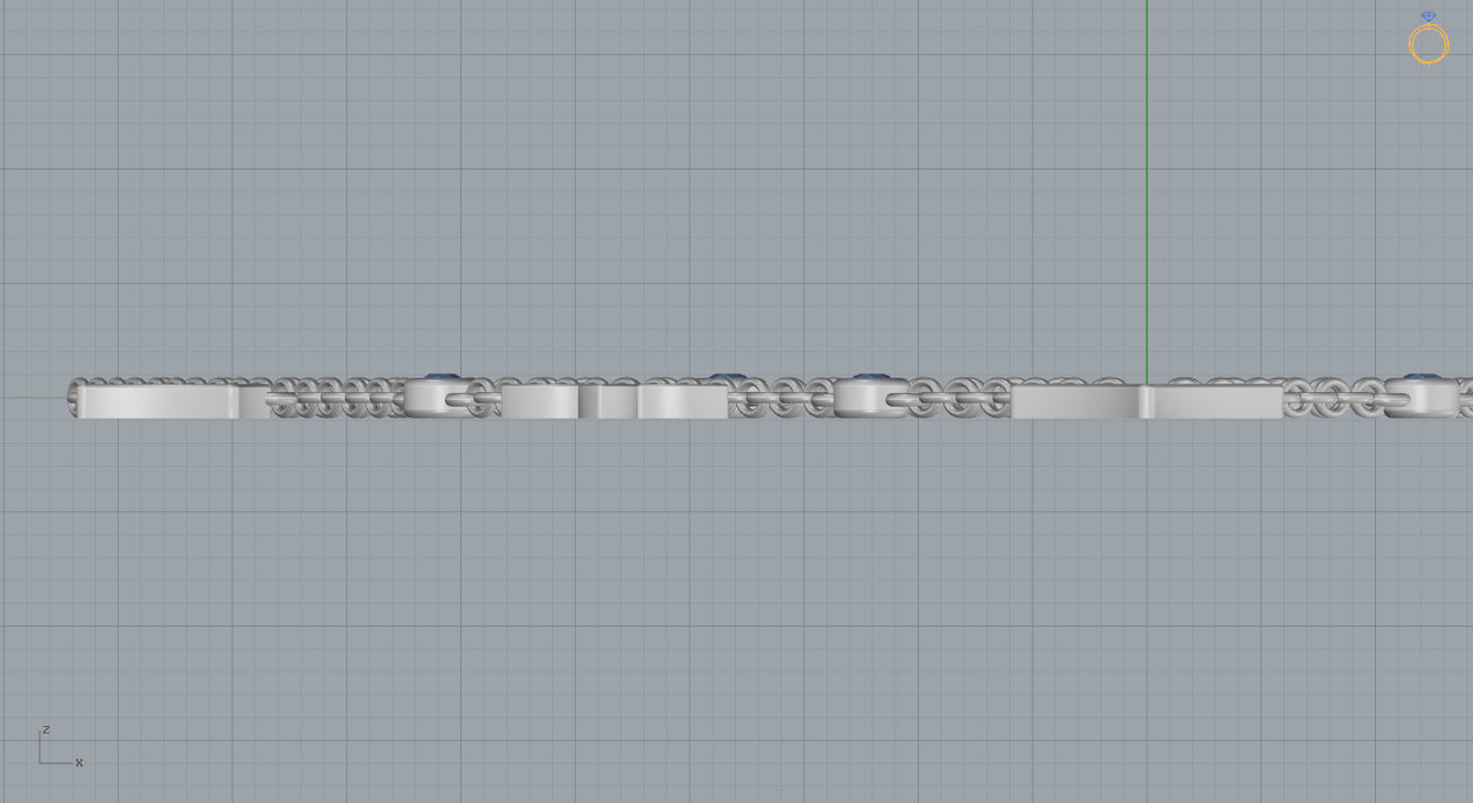 Louis Vuitton Necklace  3D print model_8