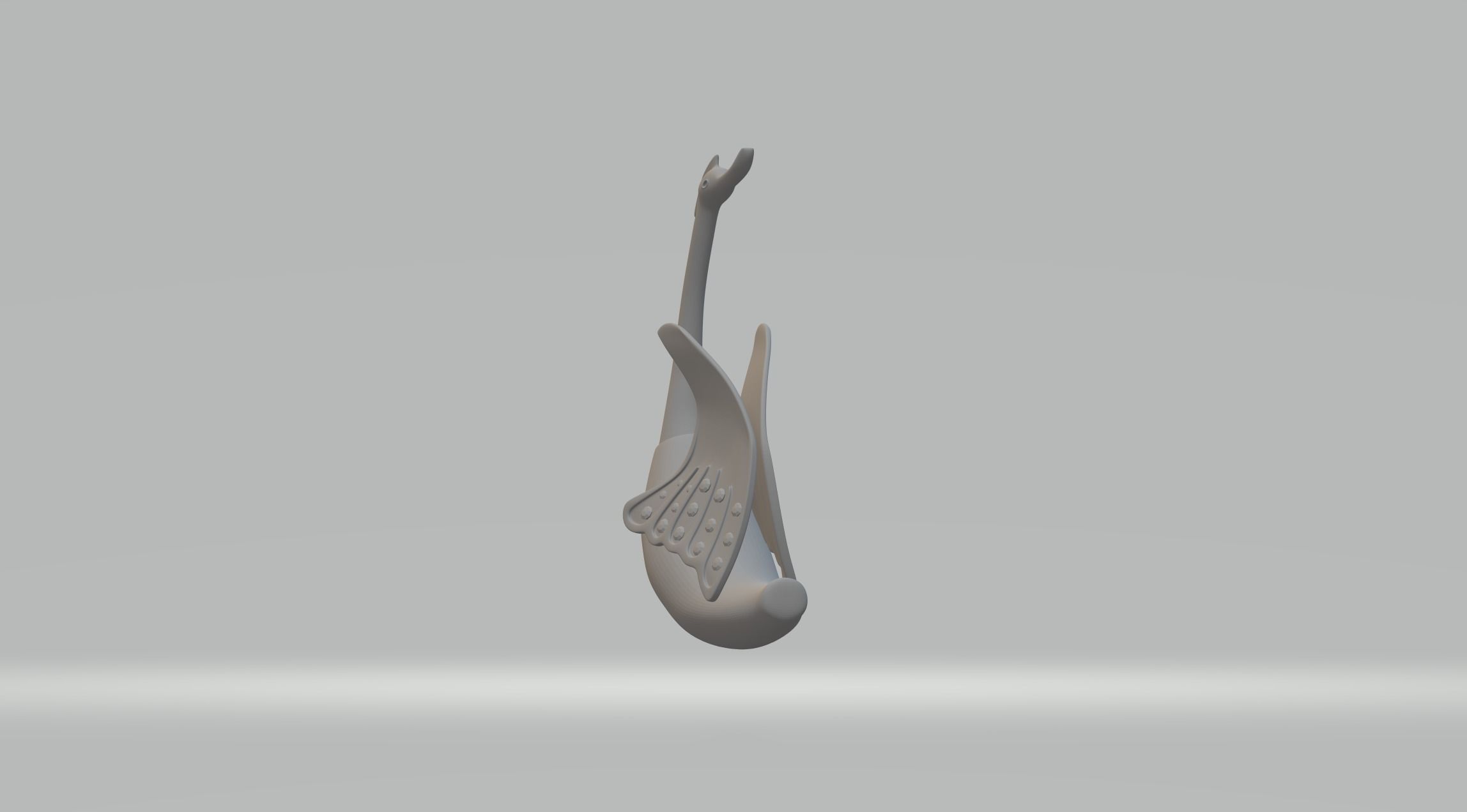 Diamond Swan 3D print model_7