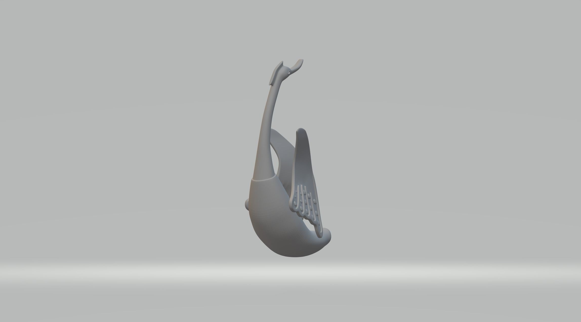 Diamond Swan 3D print model_6