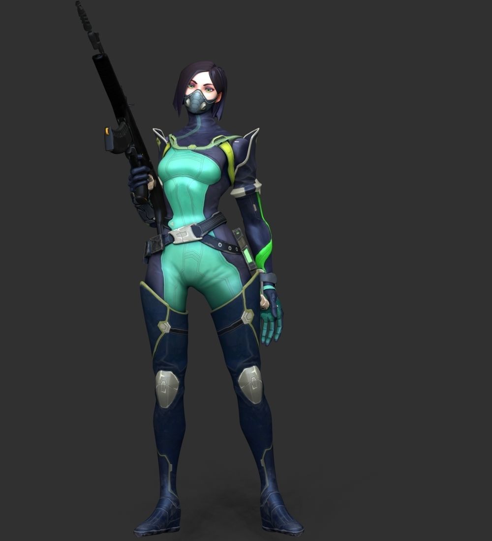 Viper - Valorant 3D print model_9