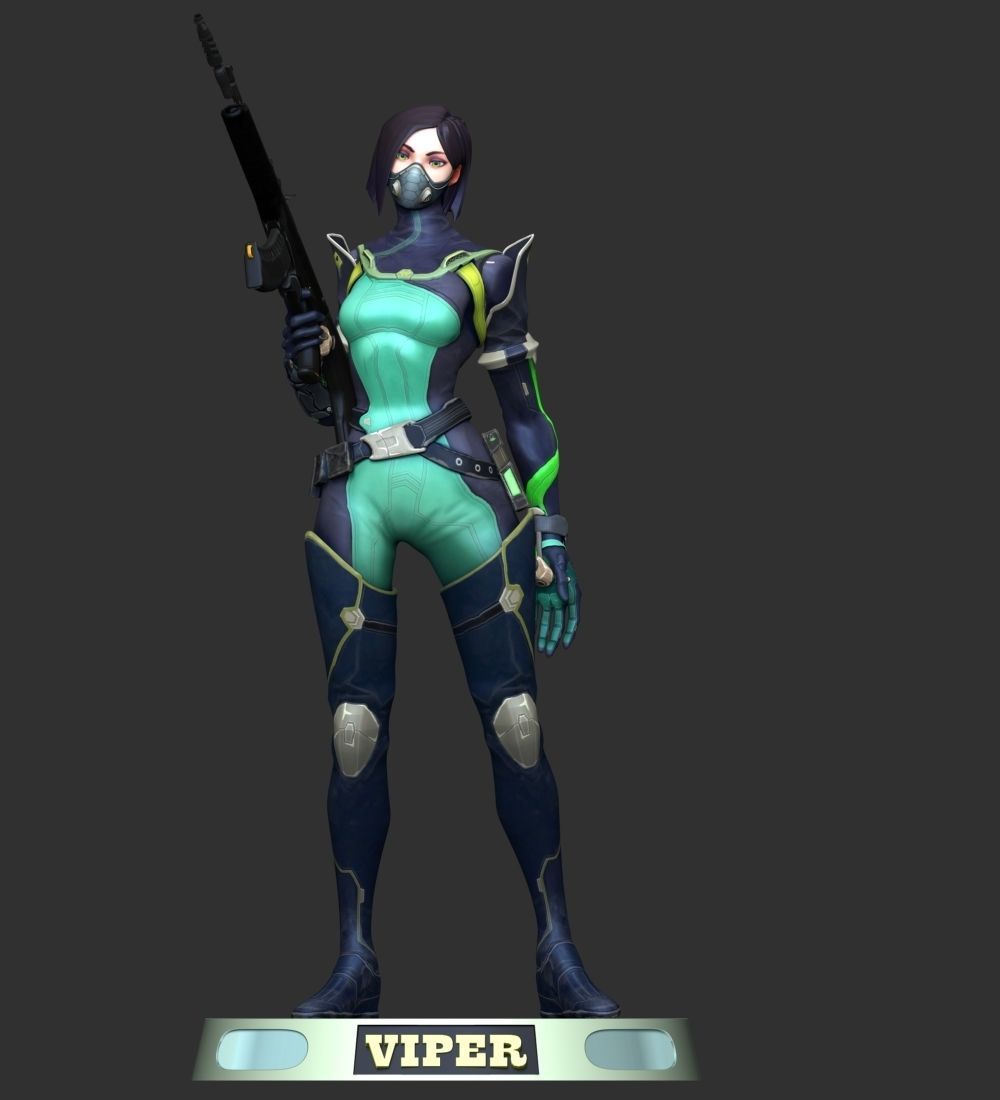 Viper - Valorant 3D print model_10