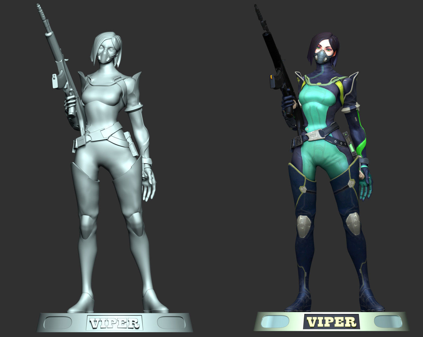 Viper - Valorant 3D print model_8