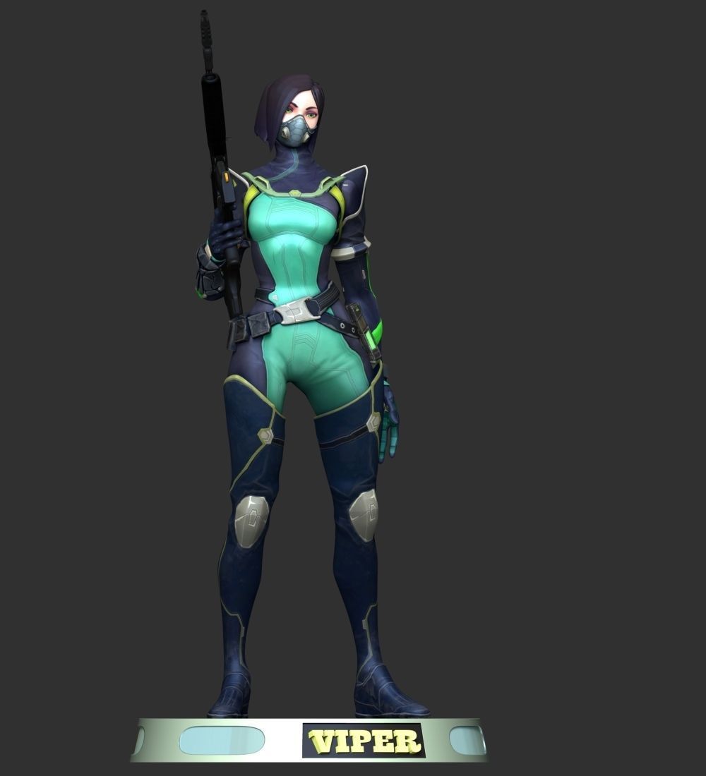 Viper - Valorant 3D print model_12