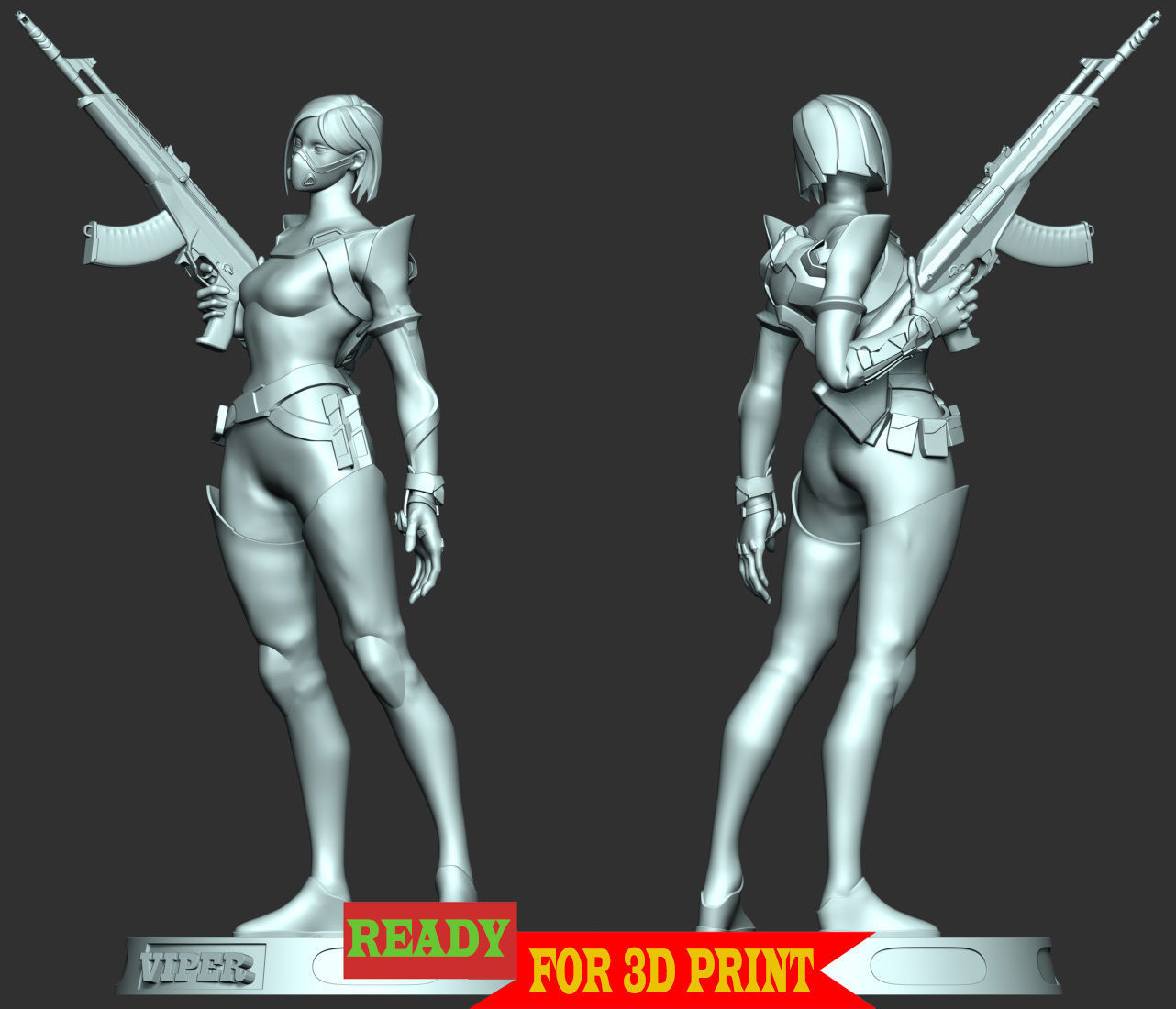Viper - Valorant 3D print model_7