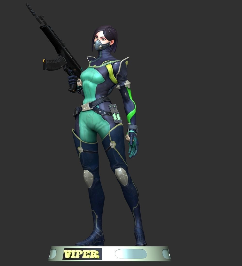 Viper - Valorant 3D print model_11
