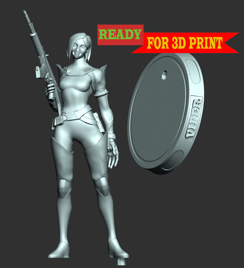 Viper - Valorant 3D print model_4