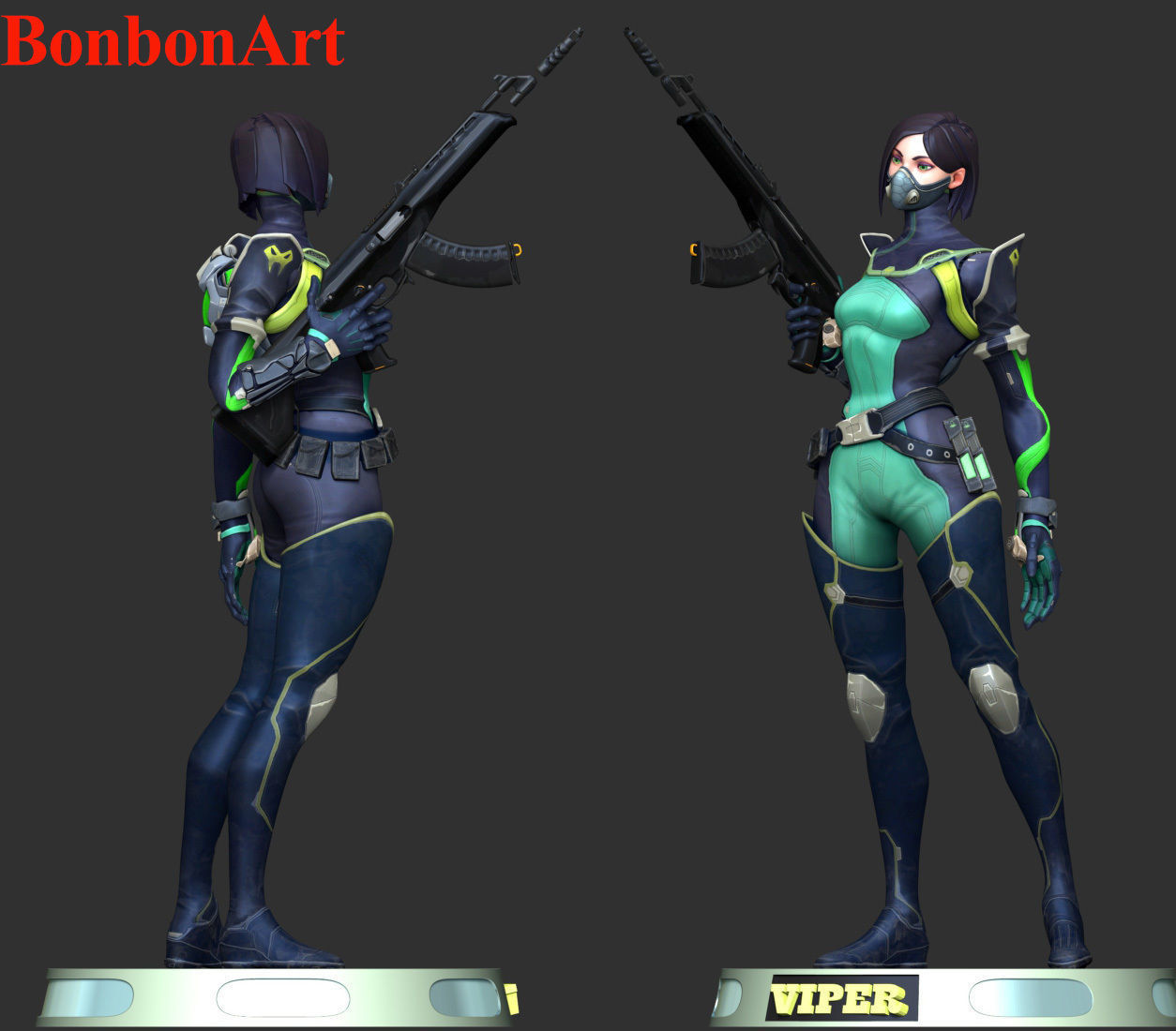 Viper - Valorant 3D print model_6