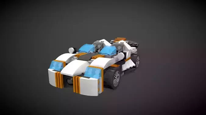 Lego Future Flyers Car 3D model