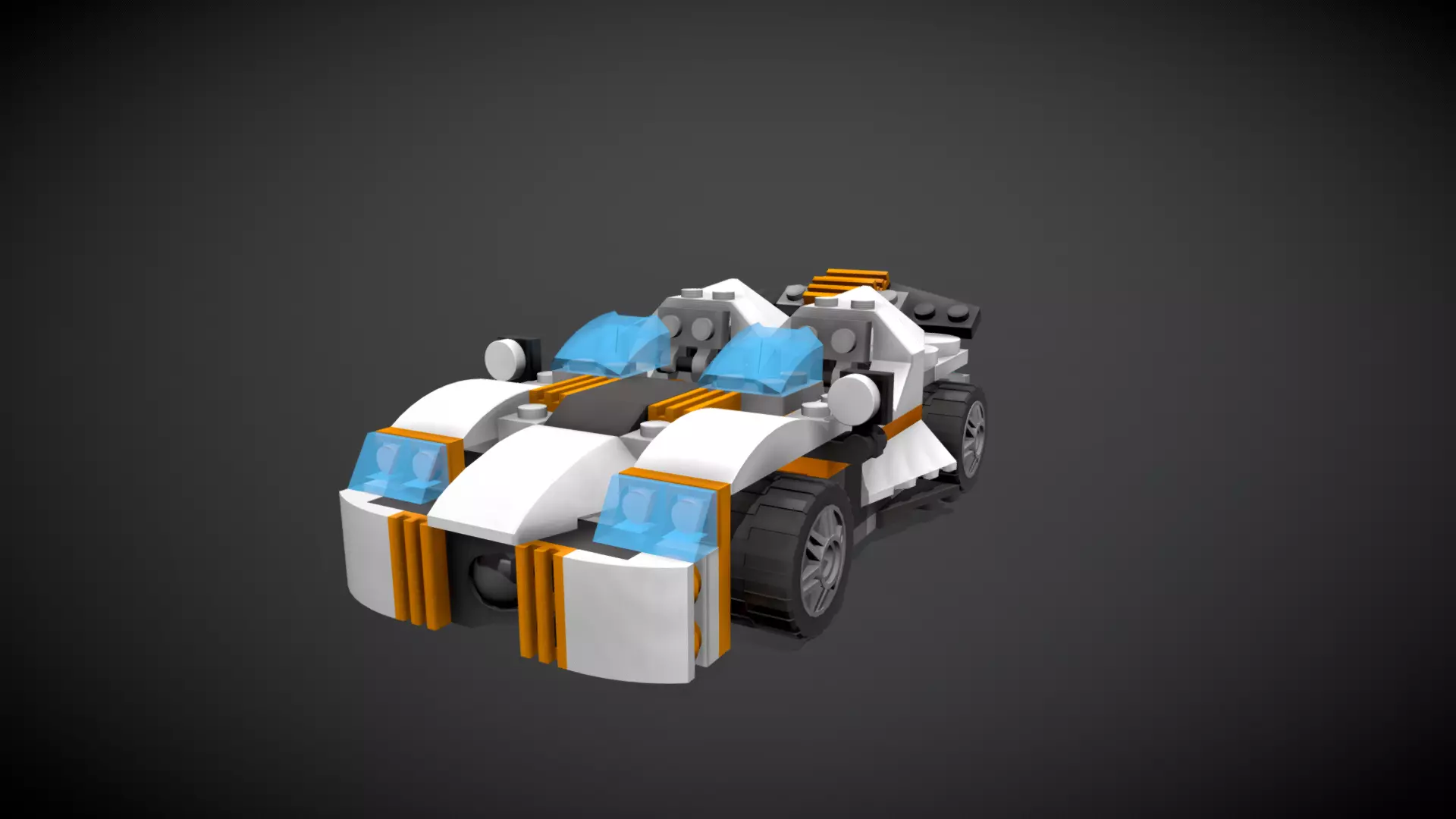 Lego Future Flyers Car 3D model_0