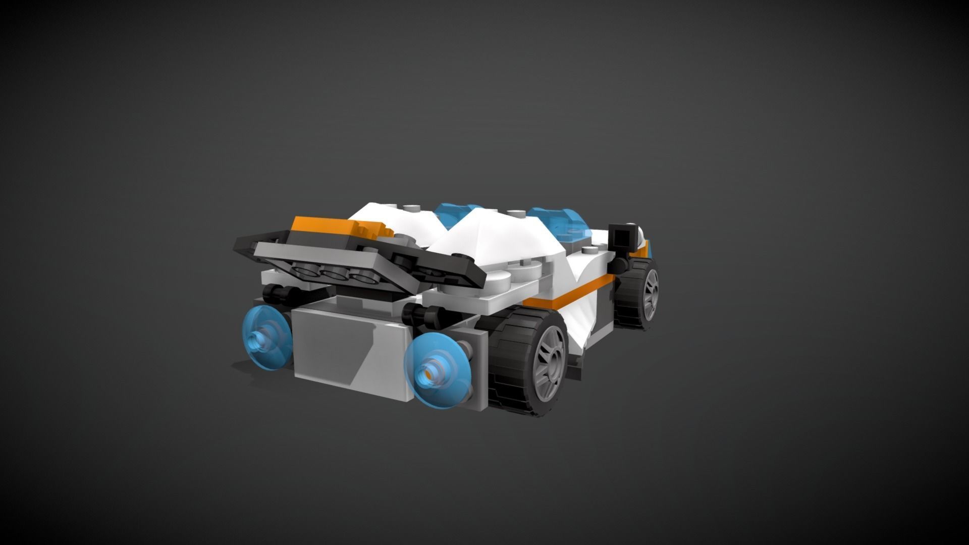 Lego Future Flyers Car 3D model_7