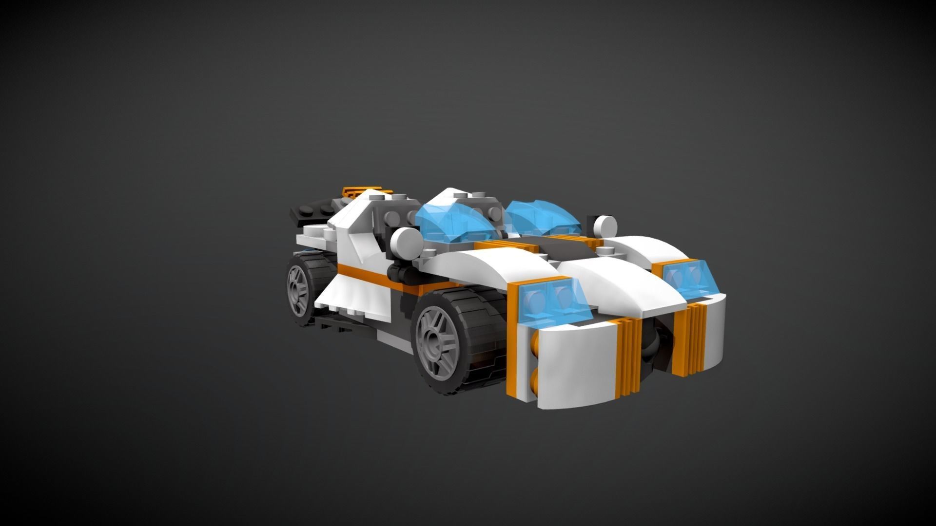 Lego Future Flyers Car 3D model_1