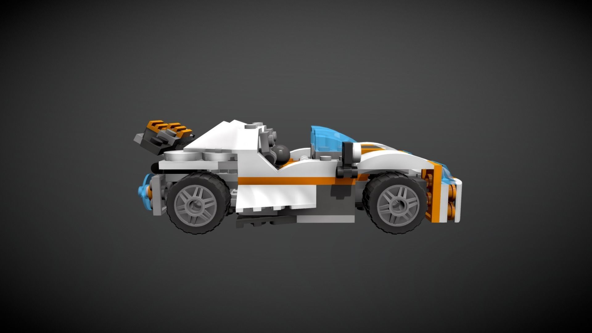 Lego Future Flyers Car 3D model_6