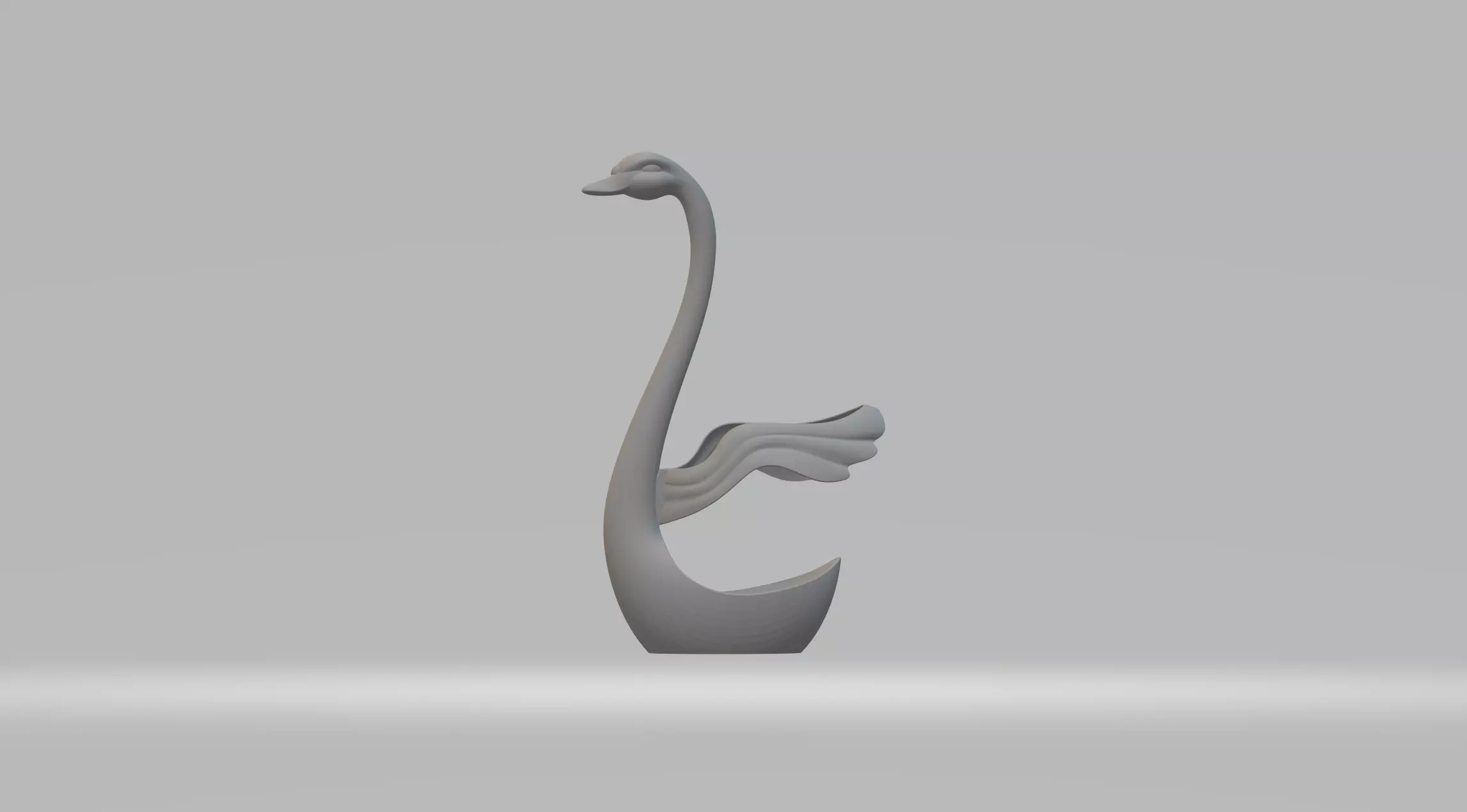 Cutlery Box Swan 3D print model_0